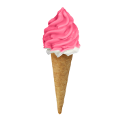 Oublie Aardbei Dip,Soft Ice Corner,Angelo,Good Choice;2,75